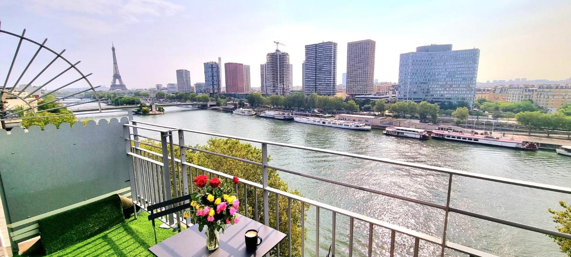 Appartement Vue Tour Eiffel Paris 16 Eme Kültér fotó